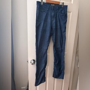 DU/ER men’s L2X straight leg pants size 32/30 lightweight zipper fly